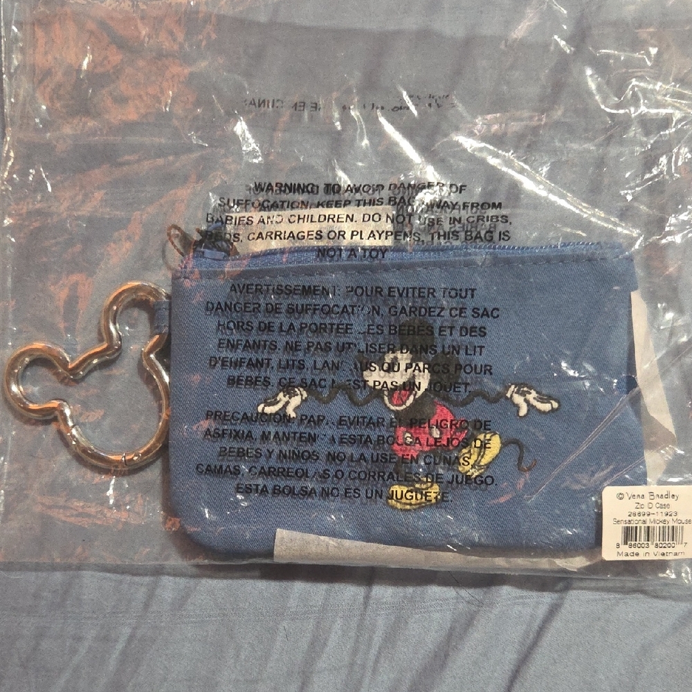 Vera Bradley Disney Blue Accessory